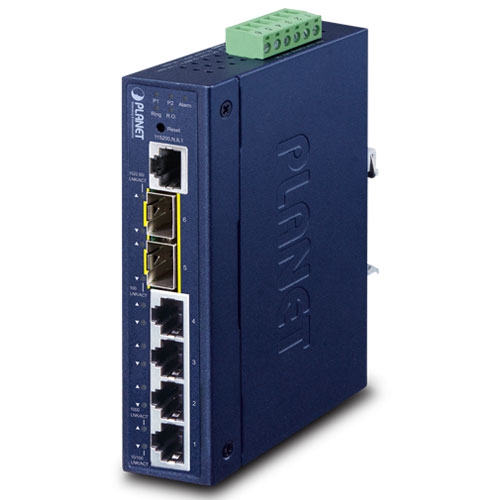 L2+ Industrial 4-Port 10/100/1000T + 2-Port 1G/2.5G SFP  Managed Ethernet Switch IGS-5225-4T2S