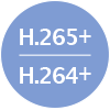 H.265+ H.264+