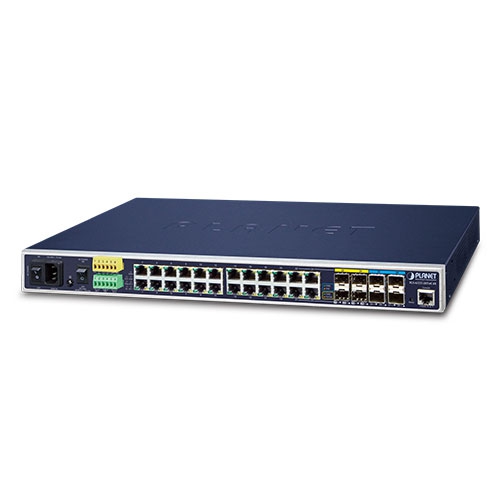 Industrial L3 20-Port 10/100/1000T + 4-Port Gigabit TP/SFP + 4-Port 10G SFP+ Managed Ethernet Switch IGS-6325-20T4C4X