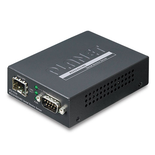 RS232/RS422/RS485 Serial Device Server with 1-Port 100BASE-FX SFP ICS-115A