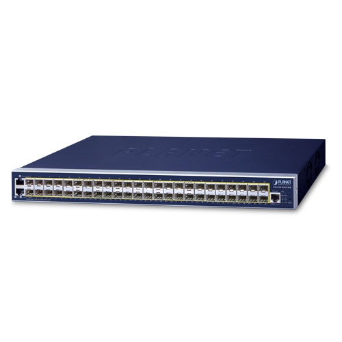 L3 46-Port 100/1000BASE-X SFP + 2-Port Gigabit TP/SFP + 4-Port 10G SFP+ Managed Switch GS-6320-46S2C4XR