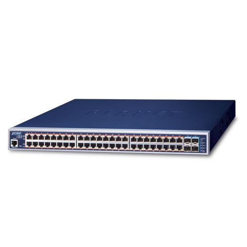 L3 48-Port 10/100/1000T 802.3at PoE + 4-Port 10G SFP+ Managed Switch GS-5220-48P4X / GS-5220-48PL4XR