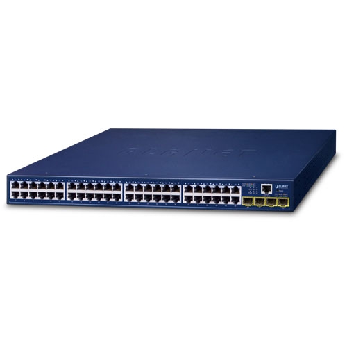 48-Port 10/100/1000BASE-T + 4-Port 100/1000BASE-X SFP Gigabit Managed Switch GS-4210-48T4S