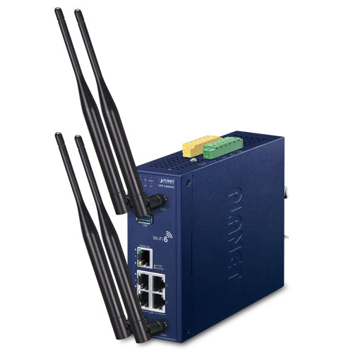 Industrial 5GHz 802.11ax 2400Mbps Wireless Access Point with 5 10/100/1000T LAN Ports IAP-2400AX