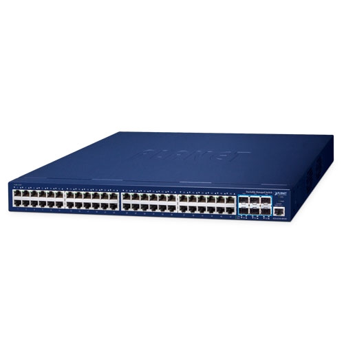 L3 48-Port 10/100/1000T + 6-Port 10G SFP+ Stackable Managed Switch SGS-6310-48T6X