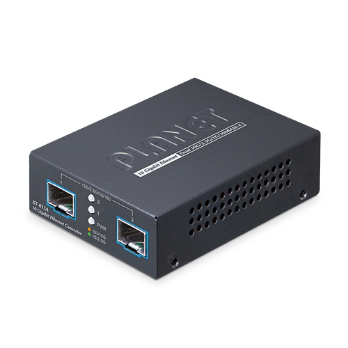 2-Port 10G/2.5G/1G/100BASE-X SFP+ Media Converter XT-815A