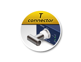 Using BNC T-connector to expand network of the LRP injectors and extenders